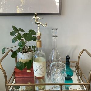 Handmade Trophy Wine Toppers-Soccer